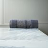 Aqua Bath Towels -  Floral Gray 119