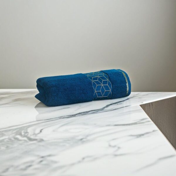Aqua Bath Towel - Cubic Teal 113 Aqua Bath Towel - Cubic Teal 113
