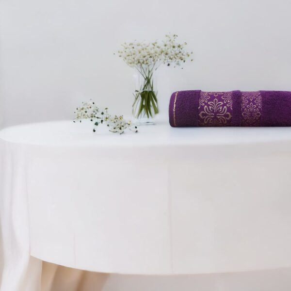 Aqua Bath Towels - Floral Magenta 116 Aqua Bath Towels - Floral Magenta 116