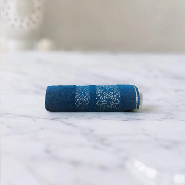 Aqua Bath Towels - Floral Teal 120 Aqua Bath Towels - Floral Teal 120