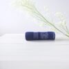 Aqua Bath Towels -  Floral Navy 118